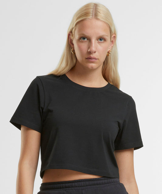 Cropped T-Shirt – Black