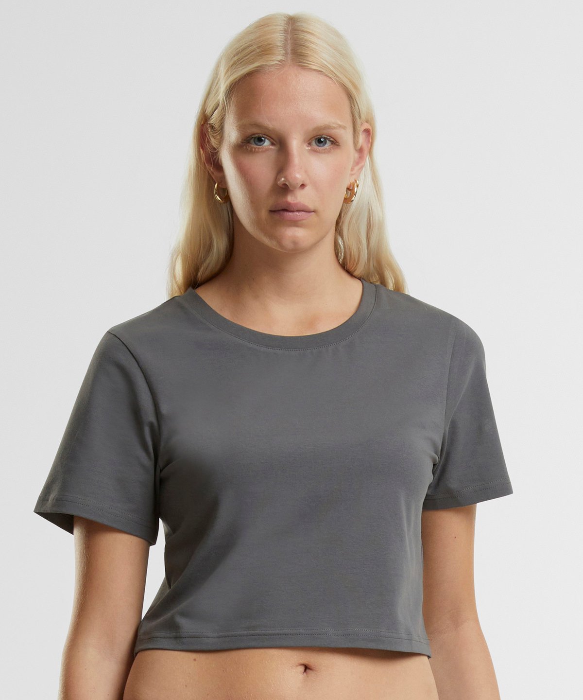 Cropped T-Shirt – Black