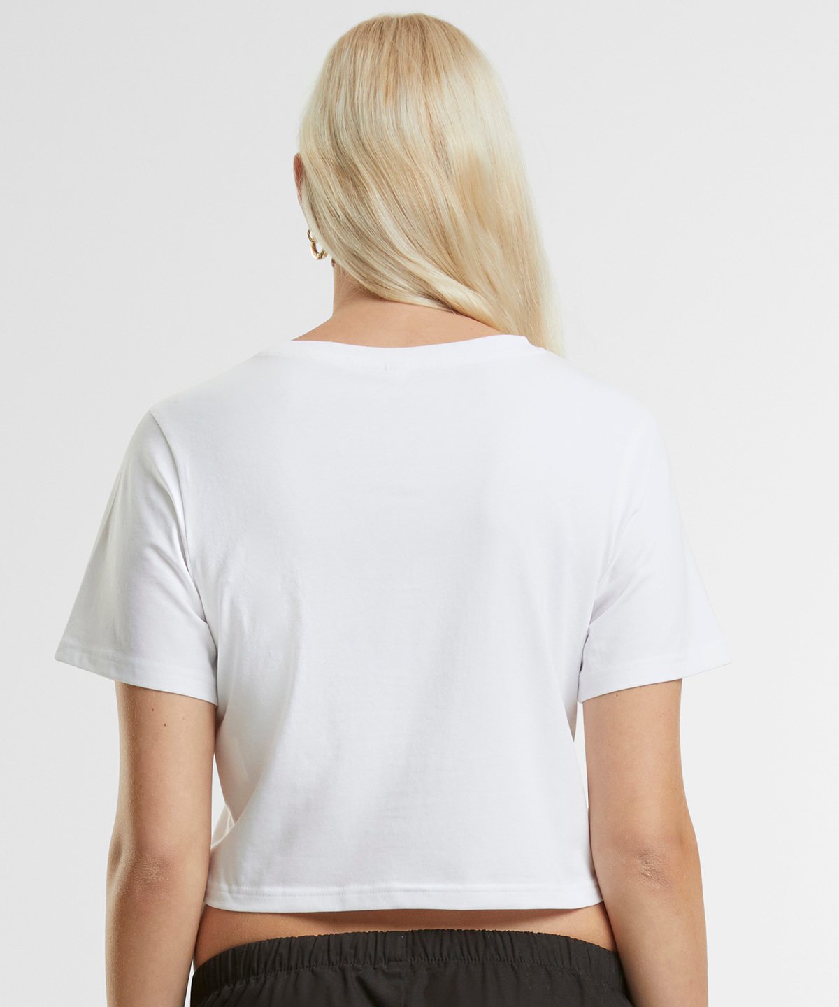 Cropped T-Shirt – Black