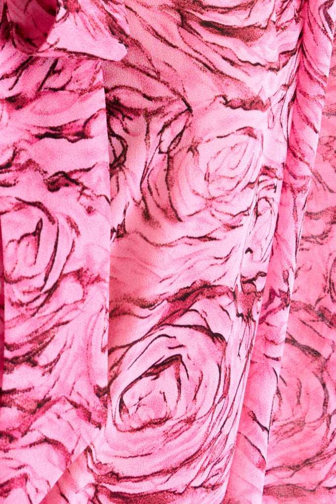 Boo Rosechild Tie Neck Blouse - Pink
